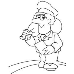 Dibujo para colorear: Postman Pat (Dibujos Animados y Series Animadas) #49528 - Dibujos para Colorear e Imprimir Gratis
