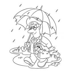 Dibujo para colorear: Postman Pat (Dibujos Animados y Series Animadas) #49550 - Dibujos para Colorear e Imprimir Gratis
