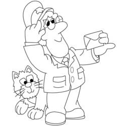Dibujo para colorear: Postman Pat (Dibujos Animados y Series Animadas) #49566 - Dibujos para Colorear e Imprimir Gratis