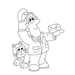 Dibujo para colorear: Postman Pat (Dibujos Animados y Series Animadas) #49582 - Dibujos para Colorear e Imprimir Gratis