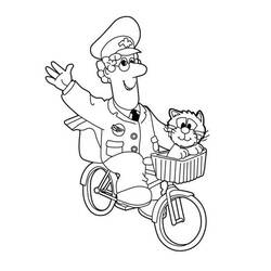 Dibujo para colorear: Postman Pat (Dibujos Animados y Series Animadas) #49586 - Dibujos para Colorear e Imprimir Gratis