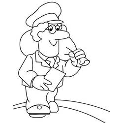 Dibujo para colorear: Postman Pat (Dibujos Animados y Series Animadas) #49589 - Dibujos para Colorear e Imprimir Gratis