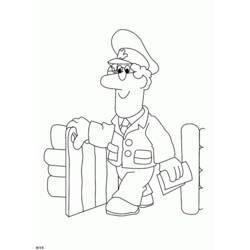 Dibujo para colorear: Postman Pat (Dibujos Animados y Series Animadas) #49617 - Dibujos para Colorear e Imprimir Gratis