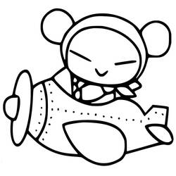 Dibujo para colorear: Pucca (Dibujos Animados y Series Animadas) #186597 - Dibujos para Colorear e Imprimir Gratis
