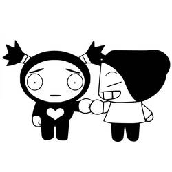 Dibujo para colorear: Pucca (Dibujos Animados y Series Animadas) #186601 - Dibujos para Colorear e Imprimir Gratis