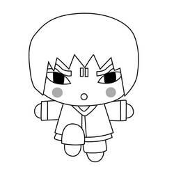 Dibujo para colorear: Pucca (Dibujos Animados y Series Animadas) #186608 - Dibujos para Colorear e Imprimir Gratis