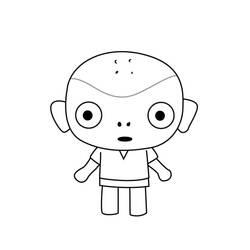 Dibujo para colorear: Pucca (Dibujos Animados y Series Animadas) #186610 - Dibujos para Colorear e Imprimir Gratis