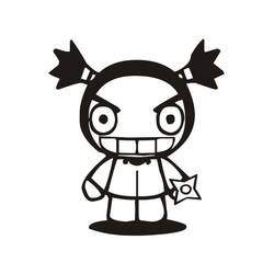 Dibujo para colorear: Pucca (Dibujos Animados y Series Animadas) #186616 - Dibujos para Colorear e Imprimir Gratis