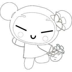Dibujo para colorear: Pucca (Dibujos Animados y Series Animadas) #186628 - Dibujos para Colorear e Imprimir Gratis