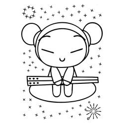 Dibujo para colorear: Pucca (Dibujos Animados y Series Animadas) #186629 - Dibujos para Colorear e Imprimir Gratis
