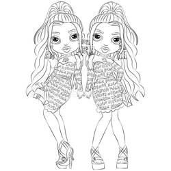 Dibujo para colorear: Rainbow High (Dibujos Animados y Series Animadas) #201035 - Dibujos para Colorear e Imprimir Gratis