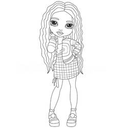 Dibujo para colorear: Rainbow High (Dibujos Animados y Series Animadas) #201045 - Dibujos para Colorear e Imprimir Gratis