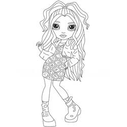 Dibujo para colorear: Rainbow High (Dibujos Animados y Series Animadas) #201046 - Dibujos para Colorear e Imprimir Gratis