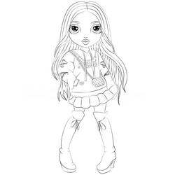 Dibujo para colorear: Rainbow High (Dibujos Animados y Series Animadas) #201047 - Dibujos para Colorear e Imprimir Gratis