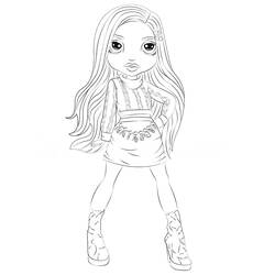 Dibujo para colorear: Rainbow High (Dibujos Animados y Series Animadas) #201048 - Dibujos para Colorear e Imprimir Gratis