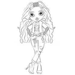 Dibujo para colorear: Rainbow High (Dibujos Animados y Series Animadas) #201057 - Dibujos para Colorear e Imprimir Gratis