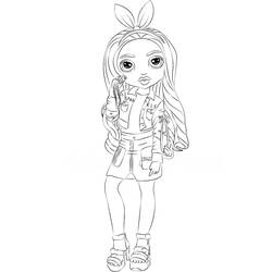 Dibujos para colorear: Rainbow High - Dibujos para Colorear e Imprimir Gratis