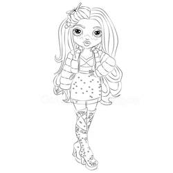 Dibujo para colorear: Rainbow High (Dibujos Animados y Series Animadas) #201060 - Dibujos para Colorear e Imprimir Gratis