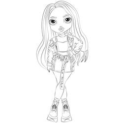 Dibujo para colorear: Rainbow High (Dibujos Animados y Series Animadas) #201066 - Dibujos para Colorear e Imprimir Gratis