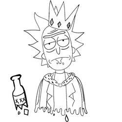 Dibujo para colorear: Rick y Morty (Dibujos Animados y Series Animadas) #208196 - Dibujos para Colorear e Imprimir Gratis