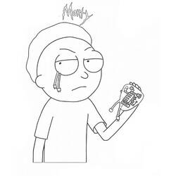 Dibujos para colorear: Rick y Morty - Dibujos para Colorear e Imprimir Gratis