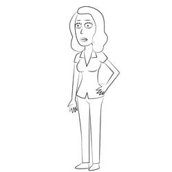 Dibujo para colorear: Rick y Morty (Dibujos Animados y Series Animadas) #208203 - Dibujos para Colorear e Imprimir Gratis