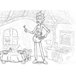 Dibujo para colorear: Rick y Morty (Dibujos Animados y Series Animadas) #208204 - Dibujos para Colorear e Imprimir Gratis