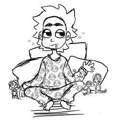 Dibujo para colorear: Rick y Morty (Dibujos Animados y Series Animadas) #208207 - Dibujos para Colorear e Imprimir Gratis