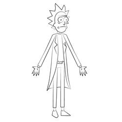Dibujo para colorear: Rick y Morty (Dibujos Animados y Series Animadas) #208215 - Dibujos para Colorear e Imprimir Gratis