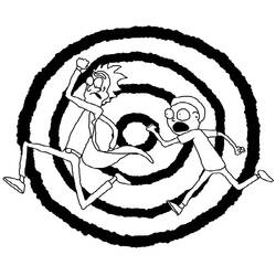 Dibujo para colorear: Rick y Morty (Dibujos Animados y Series Animadas) #208223 - Dibujos para Colorear e Imprimir Gratis