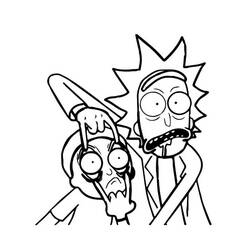 Dibujo para colorear: Rick y Morty (Dibujos Animados y Series Animadas) #208224 - Dibujos para Colorear e Imprimir Gratis