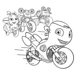 Dibujo para colorear: Ricky Zoom (Dibujos Animados y Series Animadas) #185743 - Dibujos para Colorear e Imprimir Gratis