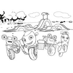 Dibujo para colorear: Ricky Zoom (Dibujos Animados y Series Animadas) #185744 - Dibujos para Colorear e Imprimir Gratis