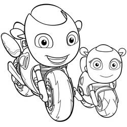 Dibujo para colorear: Ricky Zoom (Dibujos Animados y Series Animadas) #185745 - Dibujos para Colorear e Imprimir Gratis