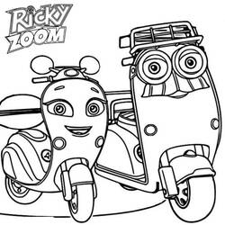 Dibujos para colorear: Ricky Zoom - Dibujos para Colorear e Imprimir Gratis