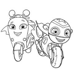 Dibujo para colorear: Ricky Zoom (Dibujos Animados y Series Animadas) #185752 - Dibujos para Colorear e Imprimir Gratis
