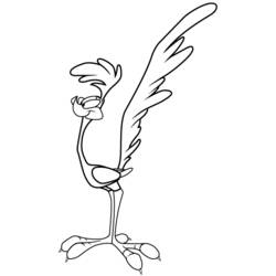 Dibujo para colorear: Road Runner y Wile E. Coyote (Dibujos Animados y Series Animadas) #47150 - Dibujos para Colorear e Imprimir Gratis