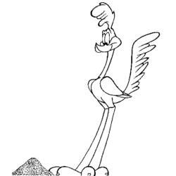 Dibujo para colorear: Road Runner y Wile E. Coyote (Dibujos Animados y Series Animadas) #47178 - Dibujos para Colorear e Imprimir Gratis