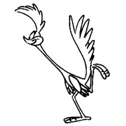 Dibujo para colorear: Road Runner y Wile E. Coyote (Dibujos Animados y Series Animadas) #47200 - Dibujos para Colorear e Imprimir Gratis