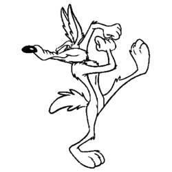 Dibujo para colorear: Road Runner y Wile E. Coyote (Dibujos Animados y Series Animadas) #47221 - Dibujos para Colorear e Imprimir Gratis