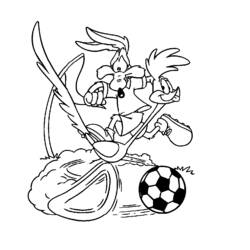 Dibujo para colorear: Road Runner y Wile E. Coyote (Dibujos Animados y Series Animadas) #47238 - Dibujos para Colorear e Imprimir Gratis
