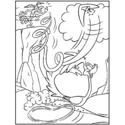 Dibujo para colorear: Road Runner y Wile E. Coyote (Dibujos Animados y Series Animadas) #47252 - Dibujos para Colorear e Imprimir Gratis
