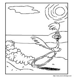 Dibujo para colorear: Road Runner y Wile E. Coyote (Dibujos Animados y Series Animadas) #47258 - Dibujos para Colorear e Imprimir Gratis