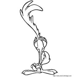 Dibujo para colorear: Road Runner y Wile E. Coyote (Dibujos Animados y Series Animadas) #47296 - Dibujos para Colorear e Imprimir Gratis