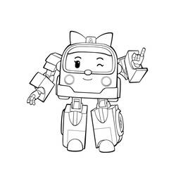 Dibujo para colorear: Robocar Poli (Dibujos Animados y Series Animadas) #185687 - Dibujos para Colorear e Imprimir Gratis