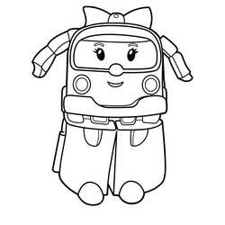 Dibujo para colorear: Robocar Poli (Dibujos Animados y Series Animadas) #185688 - Dibujos para Colorear e Imprimir Gratis