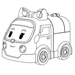 Dibujo para colorear: Robocar Poli (Dibujos Animados y Series Animadas) #185689 - Dibujos para Colorear e Imprimir Gratis