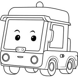 Dibujo para colorear: Robocar Poli (Dibujos Animados y Series Animadas) #185691 - Dibujos para Colorear e Imprimir Gratis