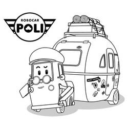 Dibujo para colorear: Robocar Poli (Dibujos Animados y Series Animadas) #185693 - Dibujos para Colorear e Imprimir Gratis