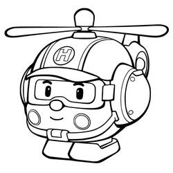 Dibujo para colorear: Robocar Poli (Dibujos Animados y Series Animadas) #185695 - Dibujos para Colorear e Imprimir Gratis